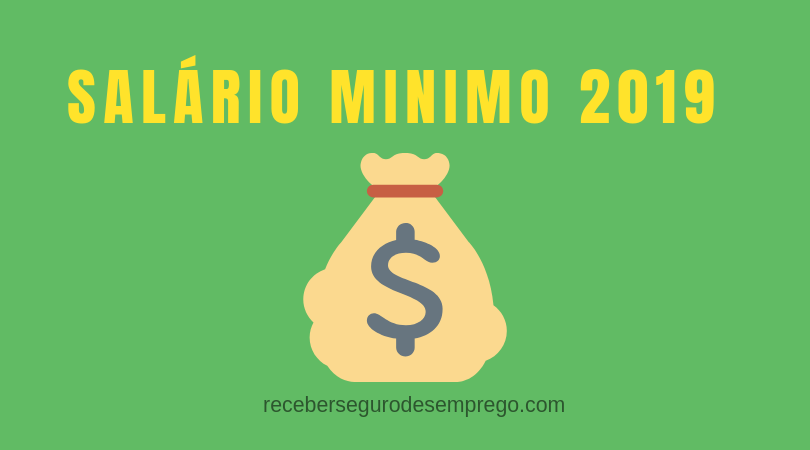 salário mínimo 2019